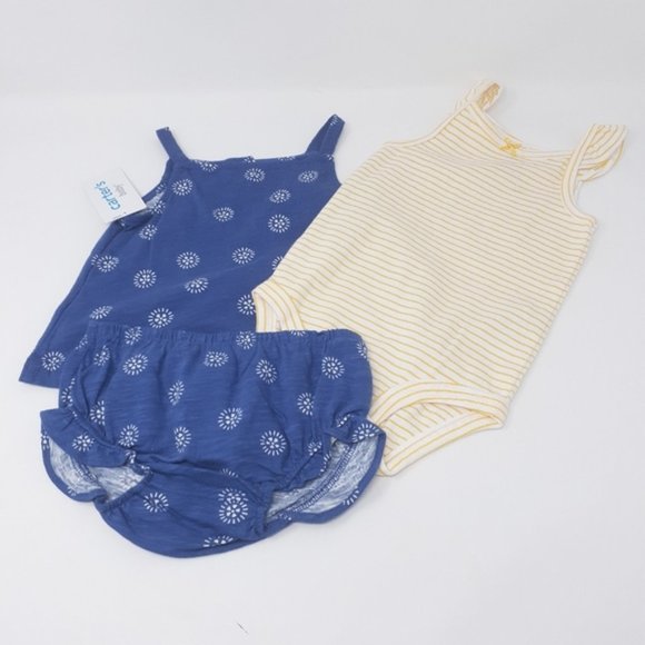 CARTER'S Floral Little Short Set - Picture 3 of 5